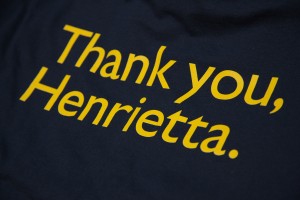 Thank you Henrietta t-shirt