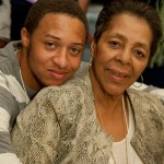Bobbette Lacks with grandson Anthony Flood