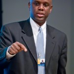 Dr. M. Chris Gibbons presenting in breakout session