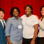 Daniel Teraguchi, Lisa Pearsall, Damisha Hazleton and Ijee Uzoma