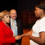 Dr. and Mrs. Pattillo with Damisha Hazleton
