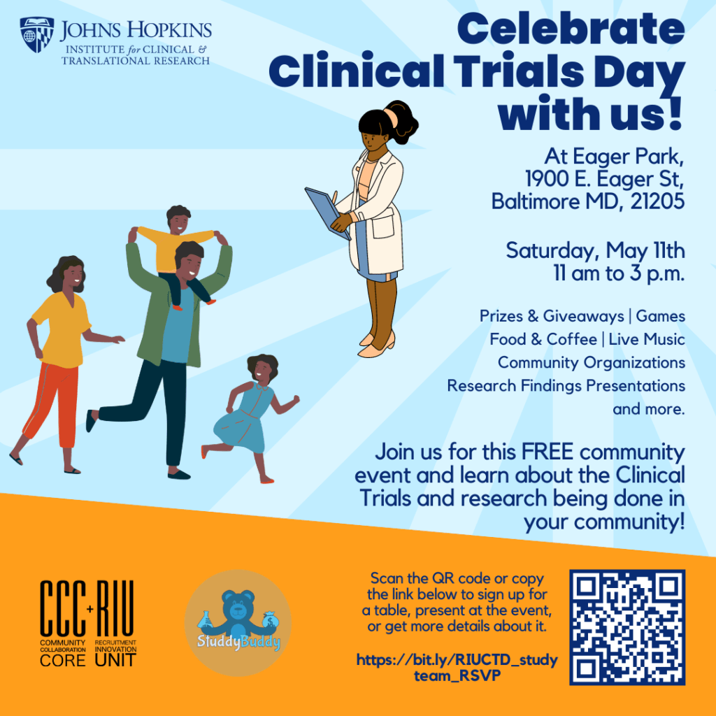 JH ICTR Clinical Trials Day Flyer