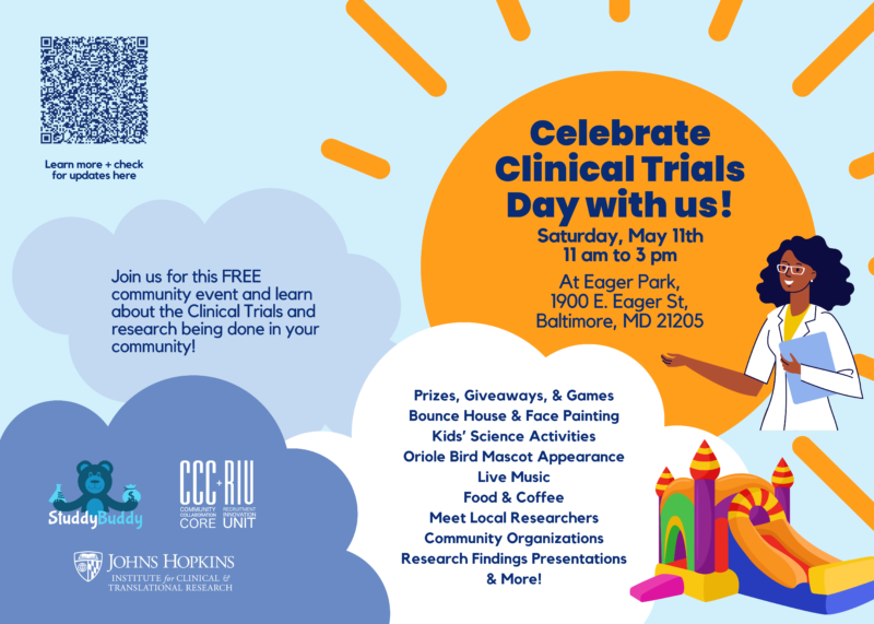 ICTR Clinical Trials Day May 11 at Eager Park
