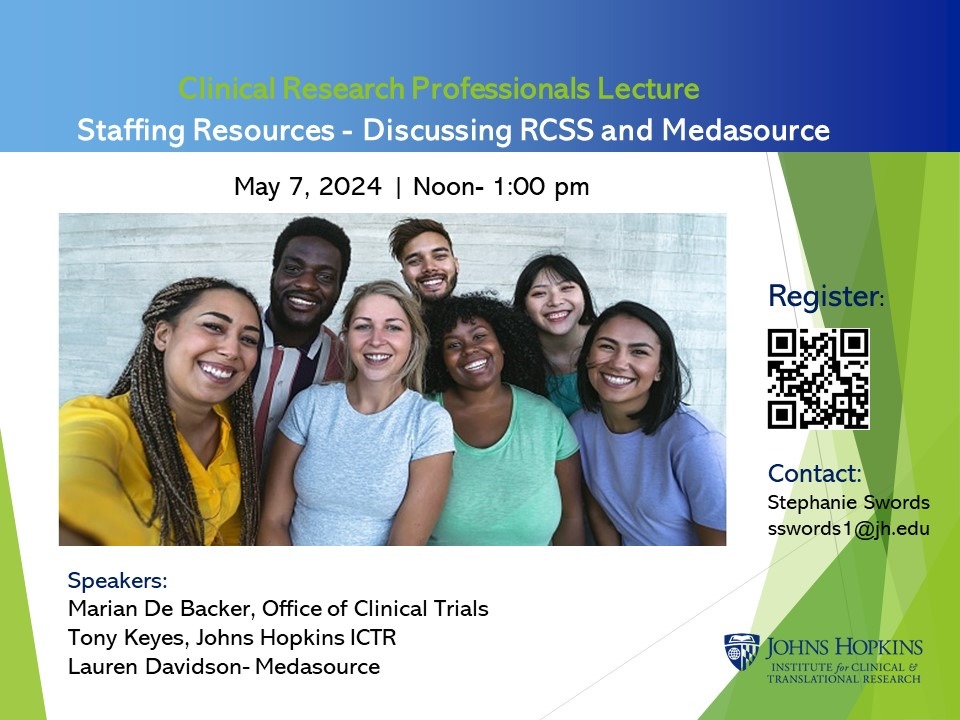 Clinical Research Professionals Lecture May 7 2024
