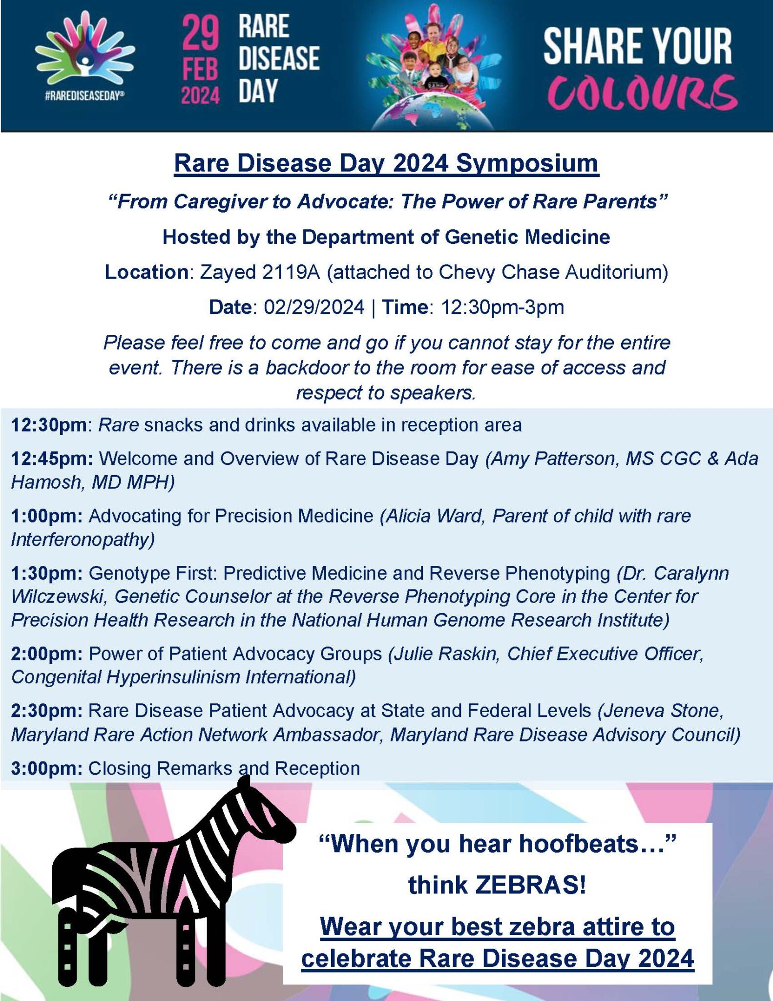 Johns Hopkins Rare Disease Day 2024 Symposium – Institute For Clinical ...