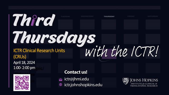Third Thursdays with the ICTR April 18, 2024
